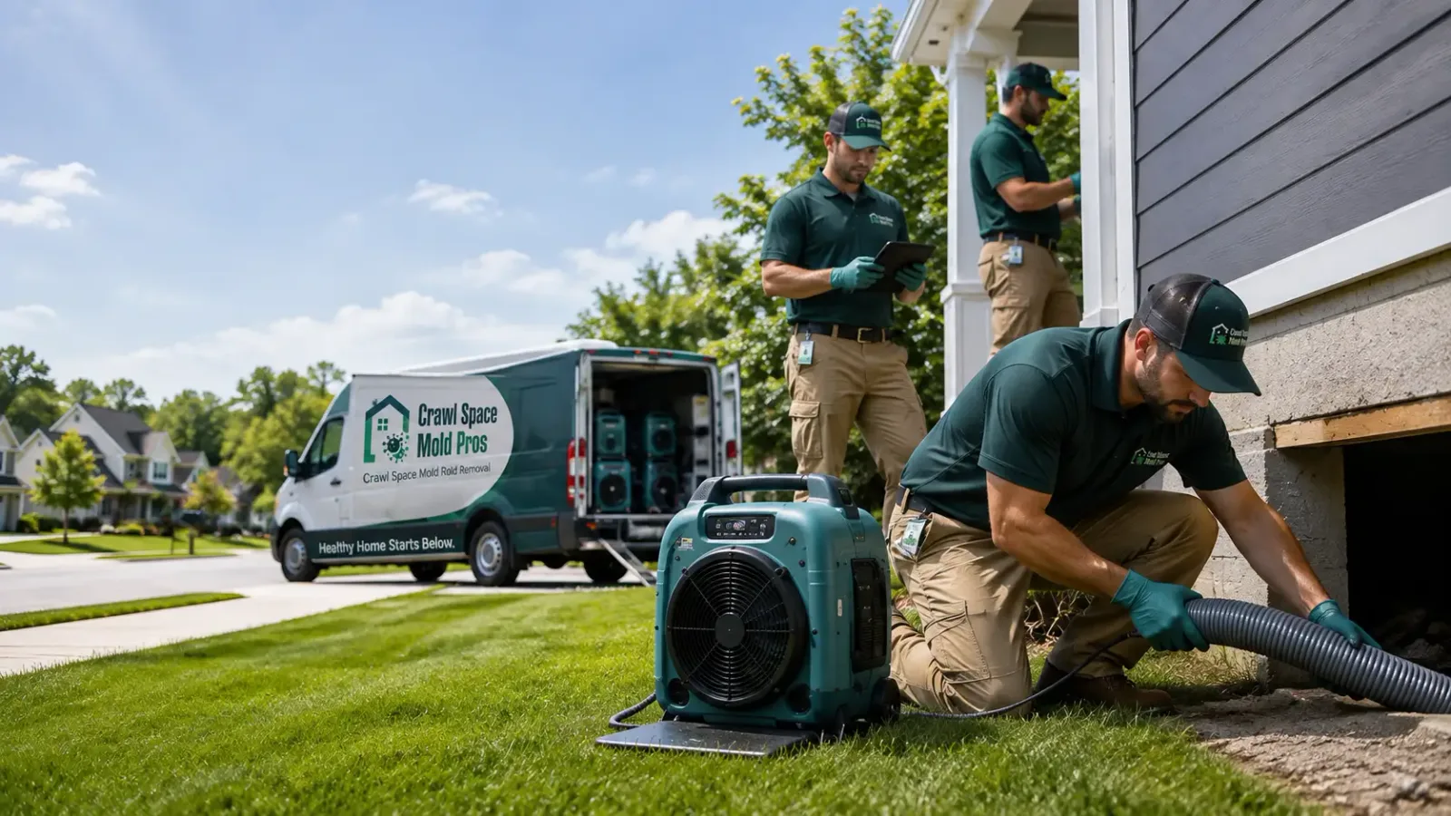 Crawl Space Mold Removal in Ashwaubenon, WI